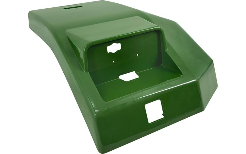 John Deere 6000 Rear Mudguard LH (With Hole, Green)