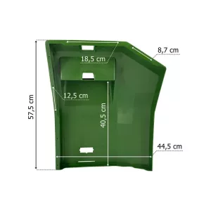 John Deere 6000 Garde-boue / Aile Arrière Gauche (Avec Ouverture, Vert)