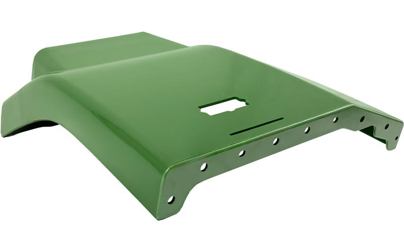 John Deere 6000 Rear Mudguard RH (With Hole, Green)