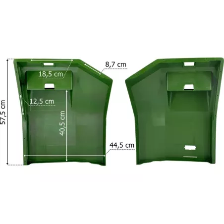 John Deere Series 6000 Rear Mudguard LH / RH With Hole