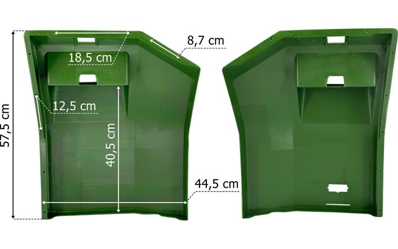 John Deere 6000 Serie Kotflügel Kotflügelverlänge Rechts + Links L101648