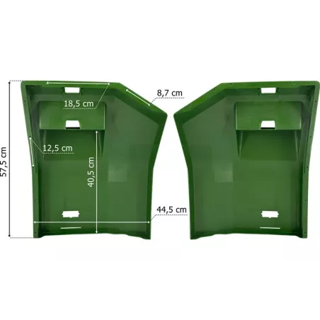 John Deere Seria 6000 Błotnik Tylny Prawy Lewy