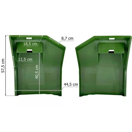 John Deere Series 6000 Mudguard Rear RH LH