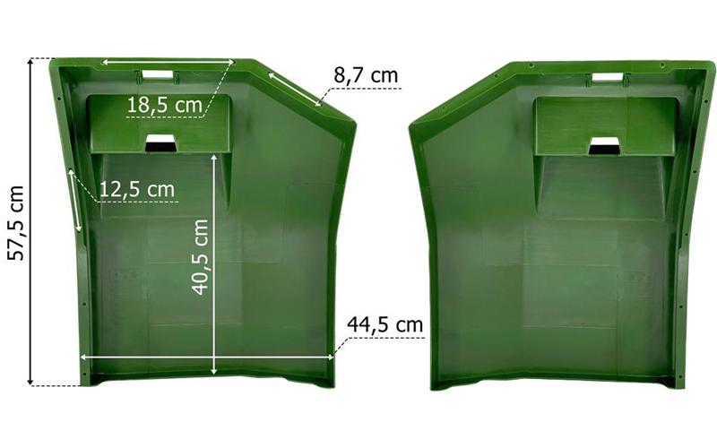 John Deere Seria 6000 Guardabarros Trasero Dch / Izq