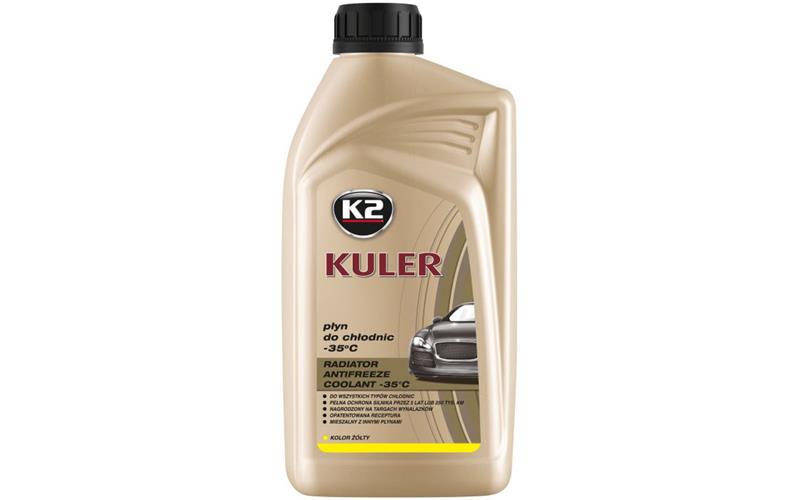 K2 Kuler Liquide de Refroidissement -35°C 1L Hoat (Jaune)