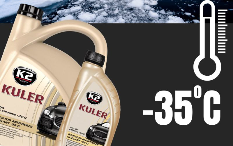 K2 Kuler Kühlflüssigkeit -35°C 1L Hoat (Gelb)
