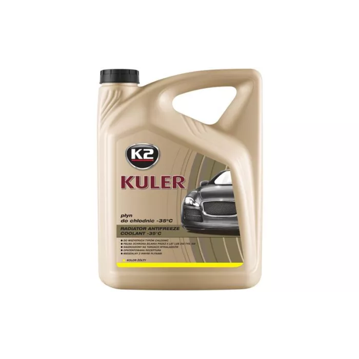 K2 Kuler LÍquido Refrigerante -35°C 5L Hoat (Amarillo)