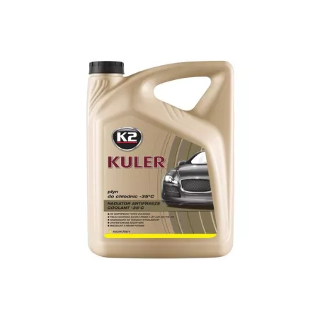 K2 Kuler LÍquido Refrigerante -35°C 5L Hoat (Amarillo)