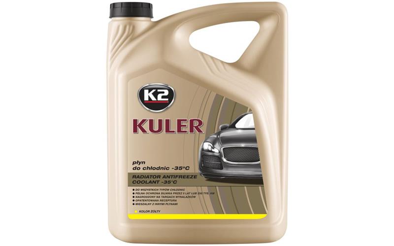 K2 Kuler LÍquido Refrigerante -35°C 5L Hoat (Amarillo)