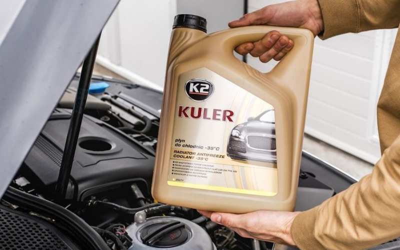 K2 Kuler Liquide de Refroidissement -35°C 5L Hoat (Jaune)