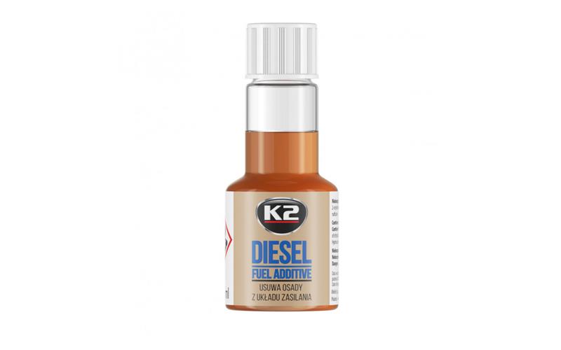 K2 Diesel Aditivo Limpiador del Sistema de Alimentación En Motores Diésel 50ml