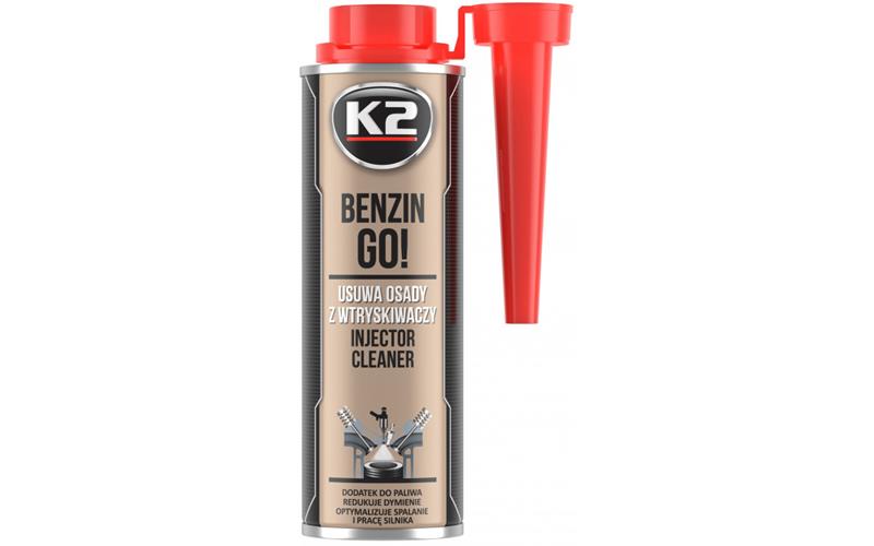 K2 Benzin Go! Aditivo para Combustible Limpiador de Inyectores 250ml