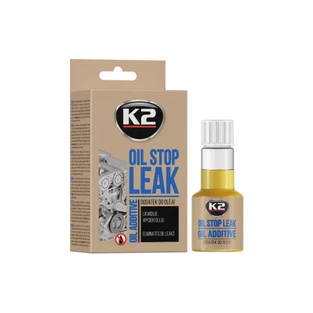 K2 Stop Leak Oil Producto para Prevenir Fugas de Aceite
