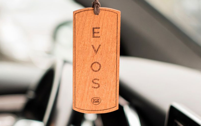 K2 Evos Unicorn Car Air Freshener (Wooden Pendant)