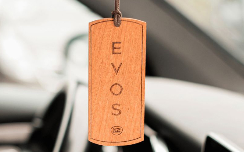 K2 Evos Hunter Aromatizante para Coche (Colgante de Madera)
