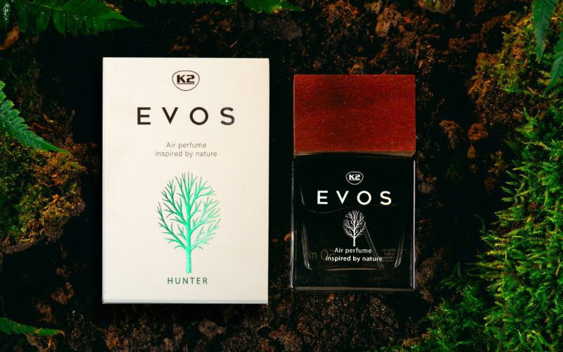 K2 Evos Hunter Perfume para Coche 50ml (Frasco)