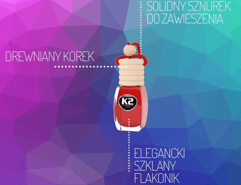 K2 Vento Solo Strawberry Car Air Freshener