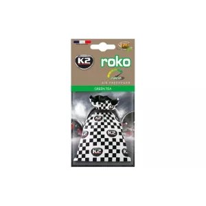 K2 Roko Race Green Tea Car Air Freshener 25g (Sachet)