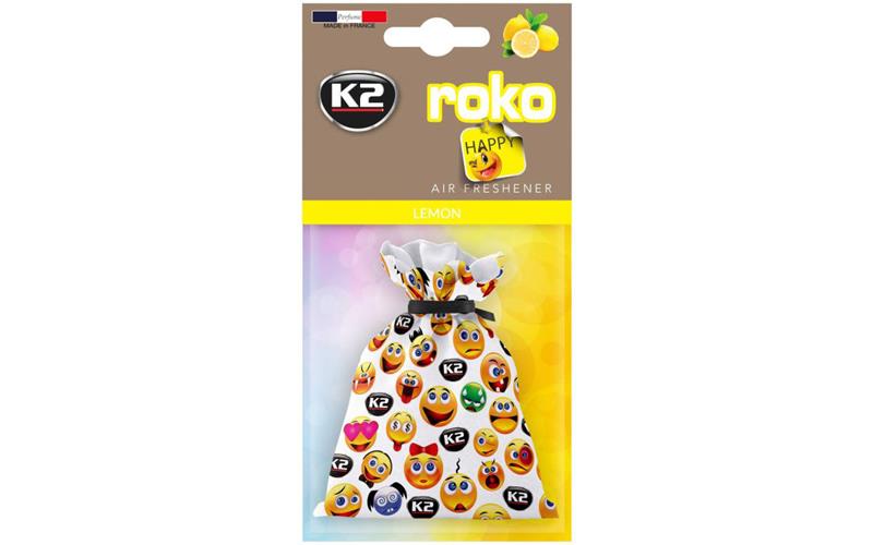 K2 Roko Happy ЛИМОН АВТОАРОМАТИЗАТОР 25Г (МЕШОЧЕК)