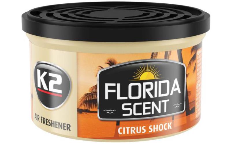 K2 Florida Scent Citrus Shock Car Air Freshener (CAN)