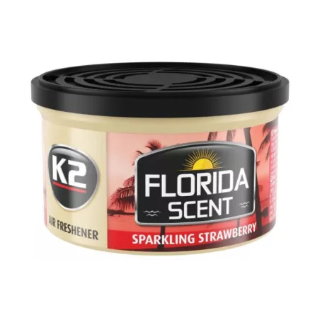 K2 Florida Scent Sparkling Strawberry Car Air Freshener (CAN)