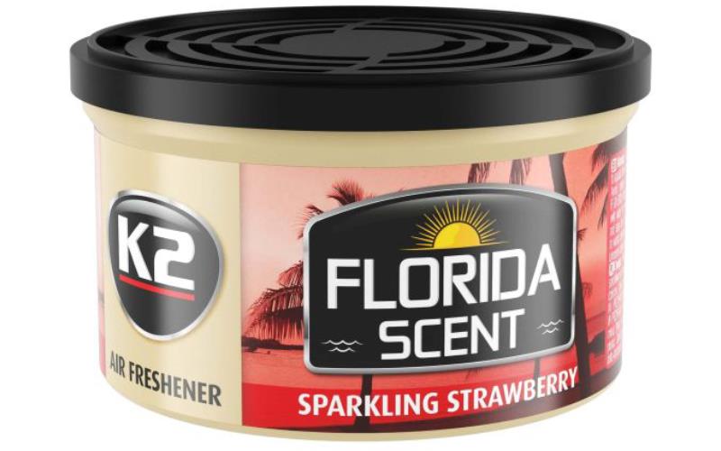 K2 Florida Scent Sparkling Strawberry Car Air Freshener (CAN)