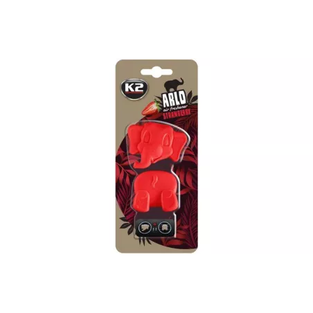 K2 Arlo Strawberry АВТОАРОМАТИЗАТОР ДЛЯ ВОЗДУХОВОДА (СЛОНИК)
