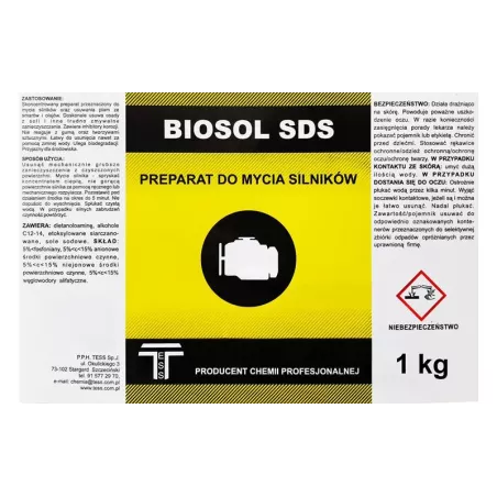Tess Biosol SDS Limpiador de Motores Concentrado 1kg