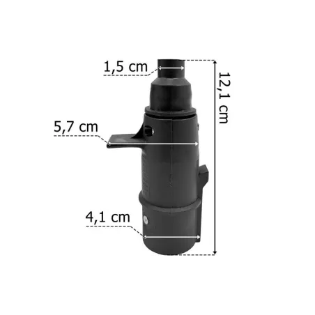 Wtyczka Euro (Plastikowa, Męska)