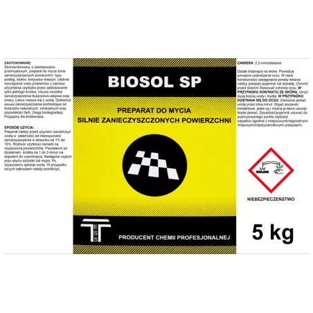 Tess Biosol Sp Limpiador Industrial para Superficies Muy Sucias 5kg