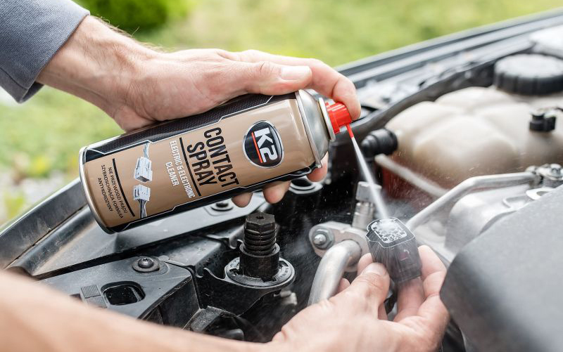 K2 Contact Spray Nettoyant Et Dégraissant Pour Composants Électriques 400ml