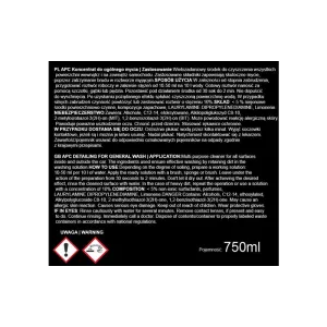Tess Apc All Purpose Cleaner Concentrate 750ml