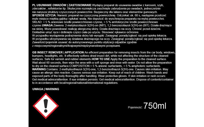 Tess Insect Remover 750ml