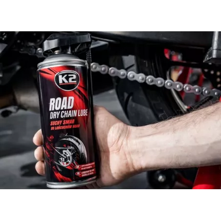 K2 Road Lubrifiant Sec Pour Chaînes 400ml