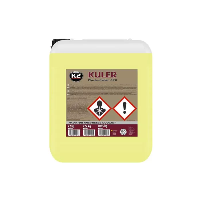 K2 Kuler Coolant -35°C 20kg Hoat (Yellow)