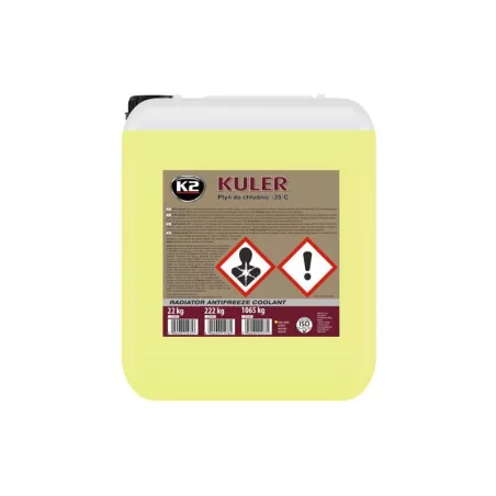 K2 Kuler Coolant -35°C 20kg Hoat (Yellow)