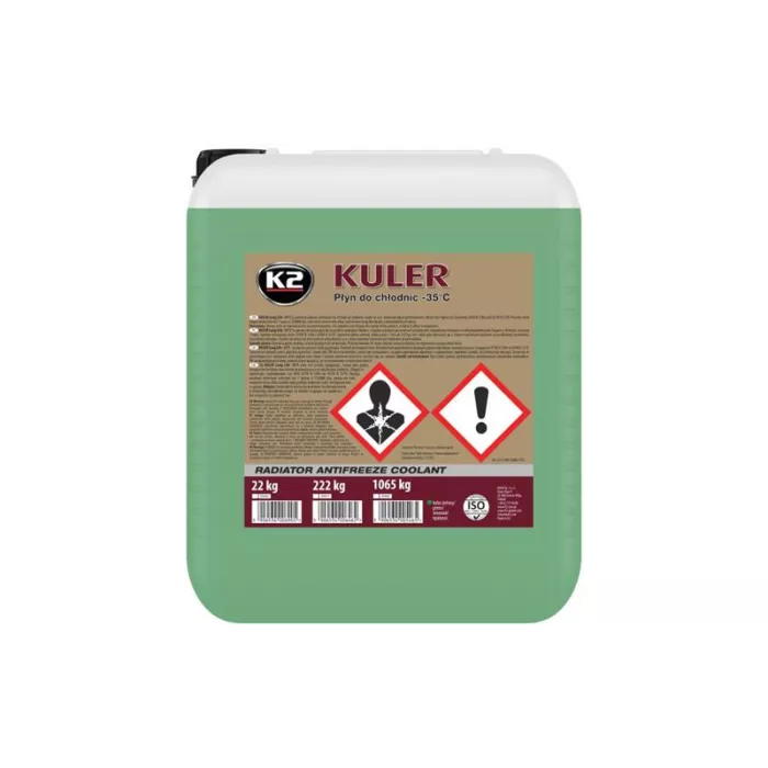 K2 Kuler Coolant -35°C 22kg Hoat (Green)