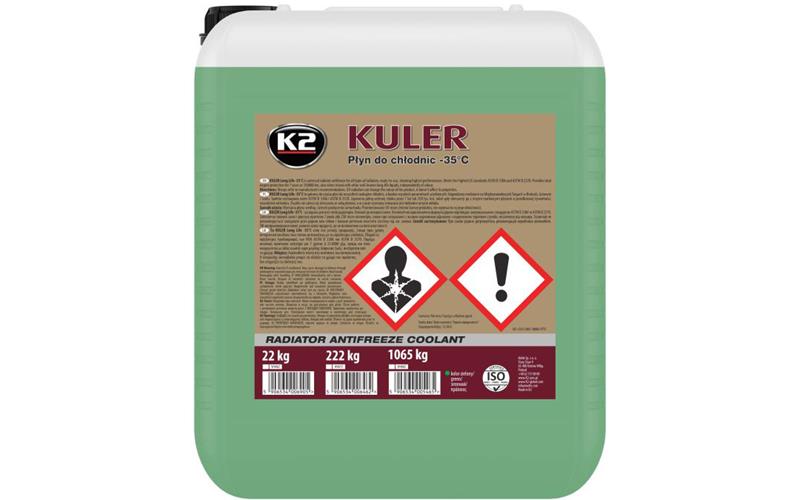 K2 Kuler Coolant -35°C 22kg Hoat (Green)