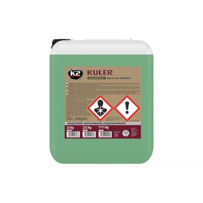 K2 Kuler Concentré Liquide de Refroidissement 23kg Hoat (Vert)
