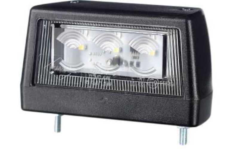 ФОНАРЬ ПОДСВЕТКИ ЗАДНЕГО НОМЕРА (LED) БЕЛЫЙ 12 / 24V УНИВЕРСАЛЬНАЯ