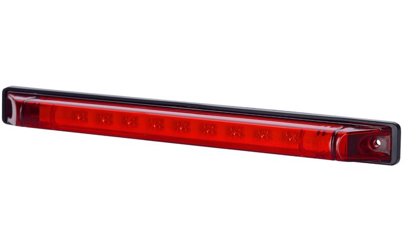 Luz de Freno Larga (LED) Roja 12 / 24V Universal