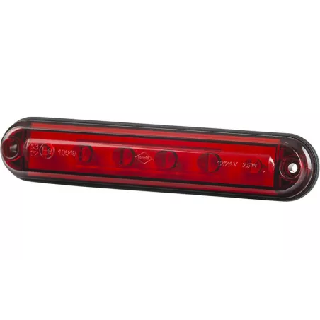 ФОНАРЬ СТОП-СИГНАЛА (LED) КРАСНЫЙ 12 / 24V УНИВЕРСАЛЬНАЯ