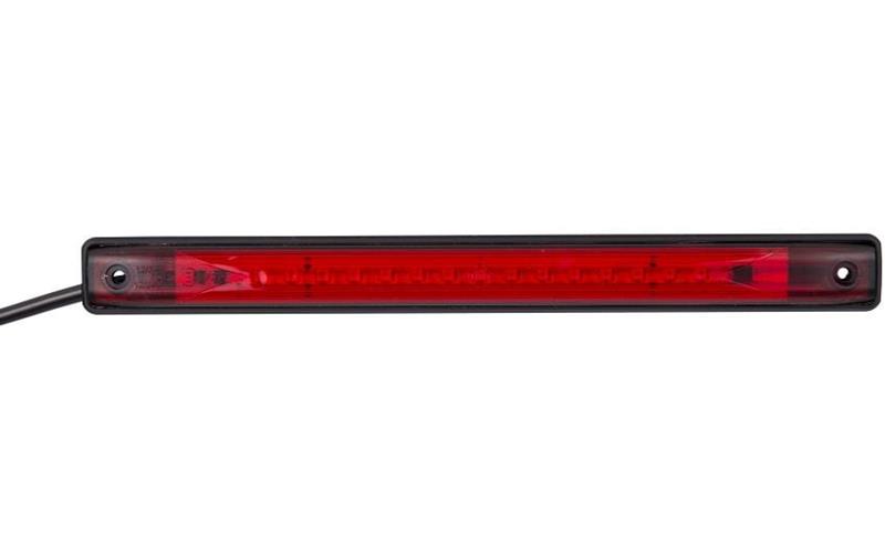 Lampa Hamowania Długa (LED) Czerwony 12 / 24V Centralna