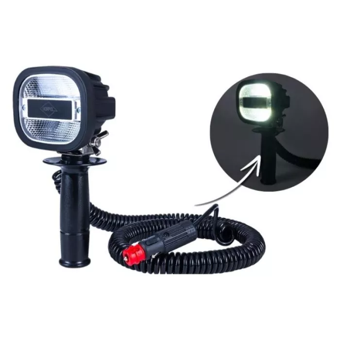 Work Lamp With Handle And Cigarette Lighter Plug (LED) White 12 / 24V Universal