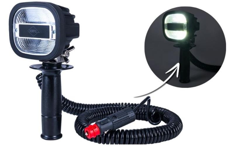 Arbeitsleuchte Mit Halterung Und Zigarettenanzünderstecker (LED) Weiß 12 / 24V Universal
