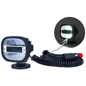 Work Light With Magnetic Assemble Base And Cigarette Lighter Plug (LED) White 12 / 24V Universal