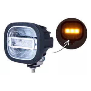 Work Lamp With Warning Light (LED) White - Orange 12 / 24V Universal