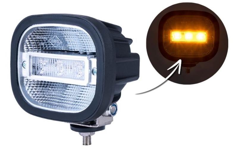 Arbeitsleuchte Mit Warnlicht (LED) Weiß - Orange 12 / 24V Universal