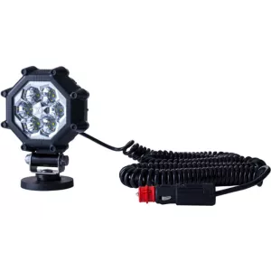 Work Light Slim With Magnetic Assemble Base And Cigarette Lighter Plug (LED) White 12 / 24V Universal