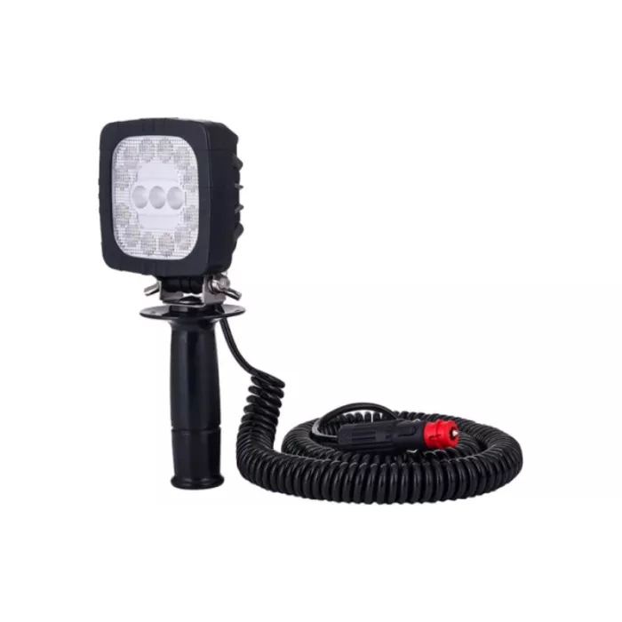 Work Lamp With Handle And Cigarette Lighter Plug(LED) White 12 / 24V Universal